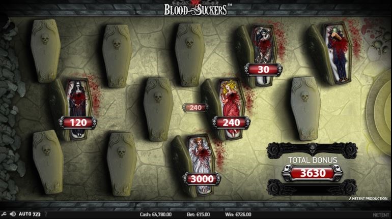 blood suckers kolikkopeli