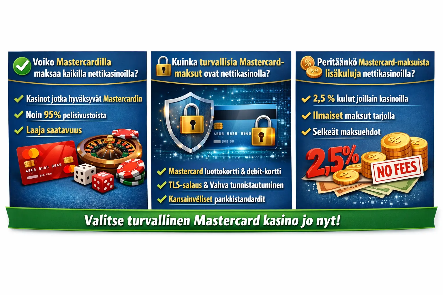 Mastercard kasinot